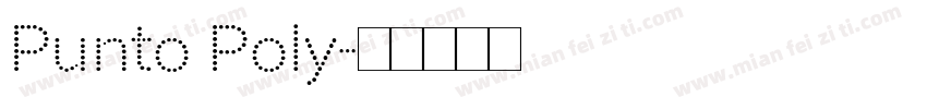 Punto Poly字体转换